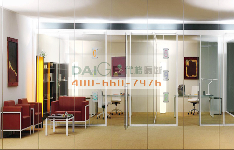 25款簡約單層玻璃隔斷